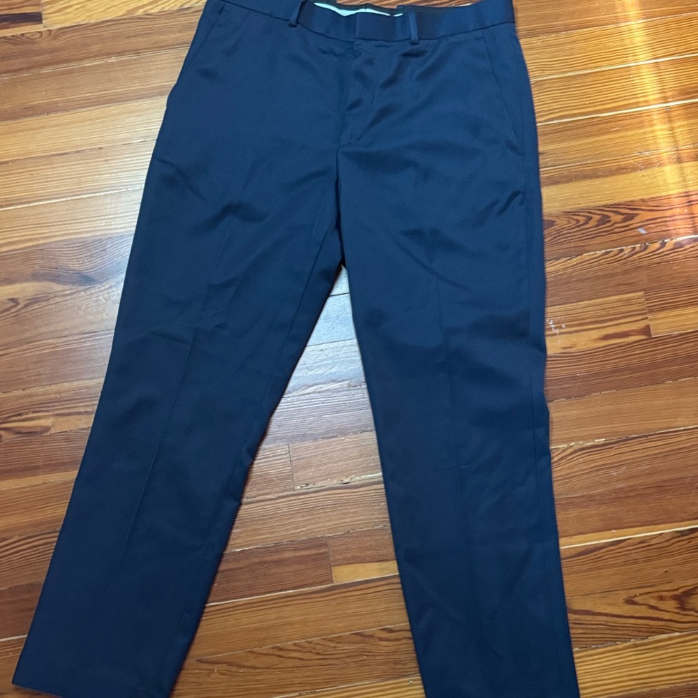 Perry Ellis Men's Dark Blue Dress Pants